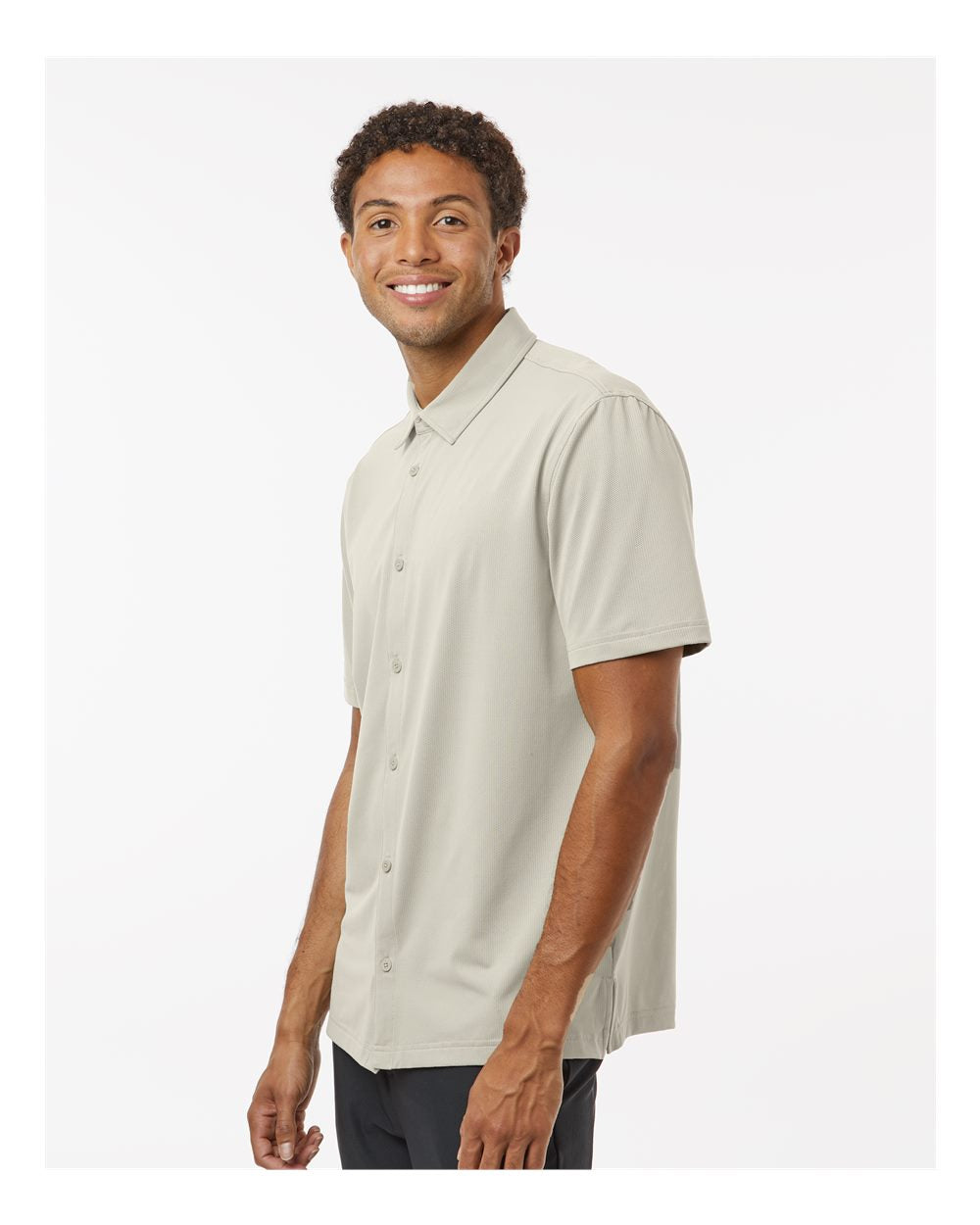 Adidas Full Button Down Short Sleeve Shirt