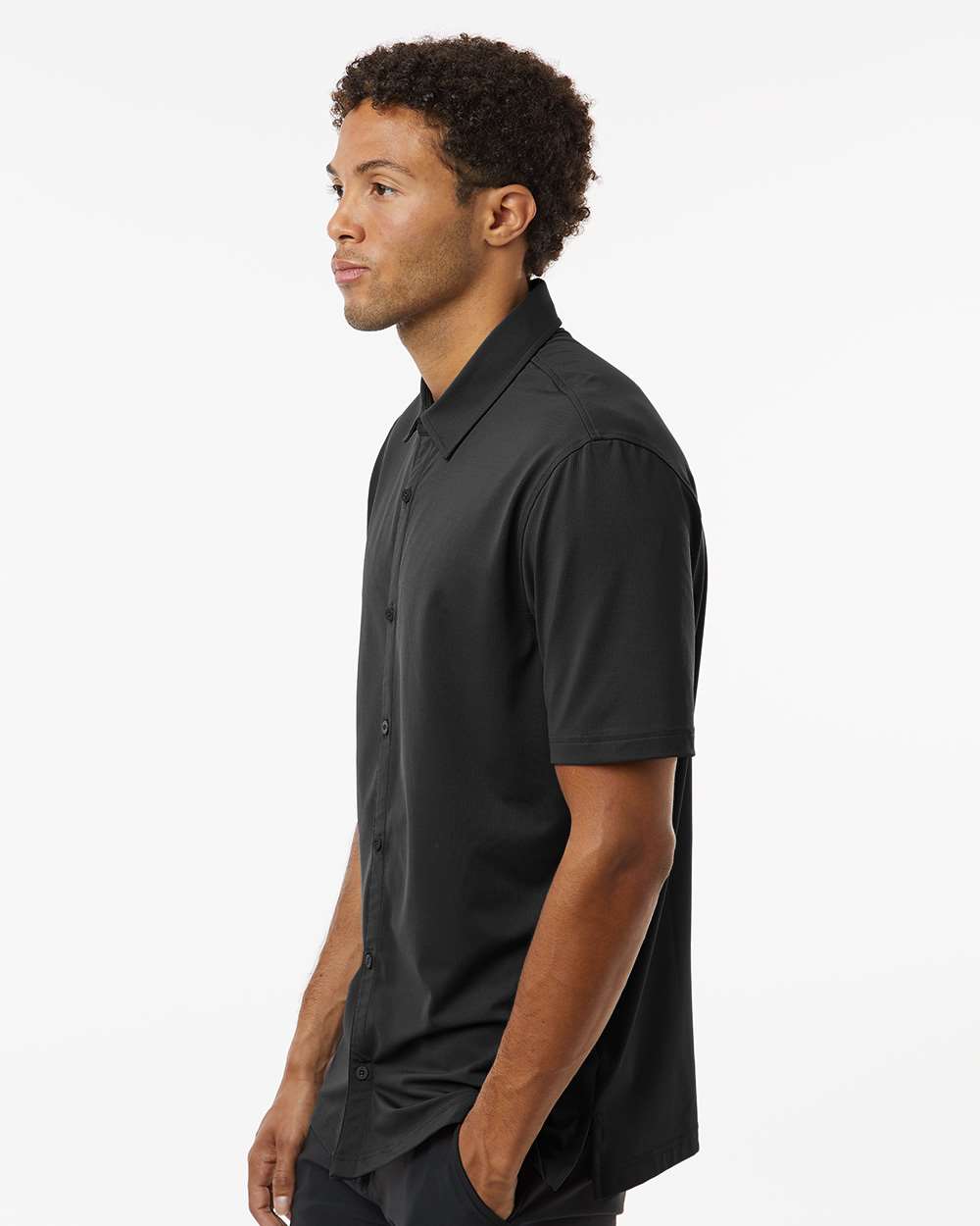 Adidas Full Button Down Short Sleeve Shirt