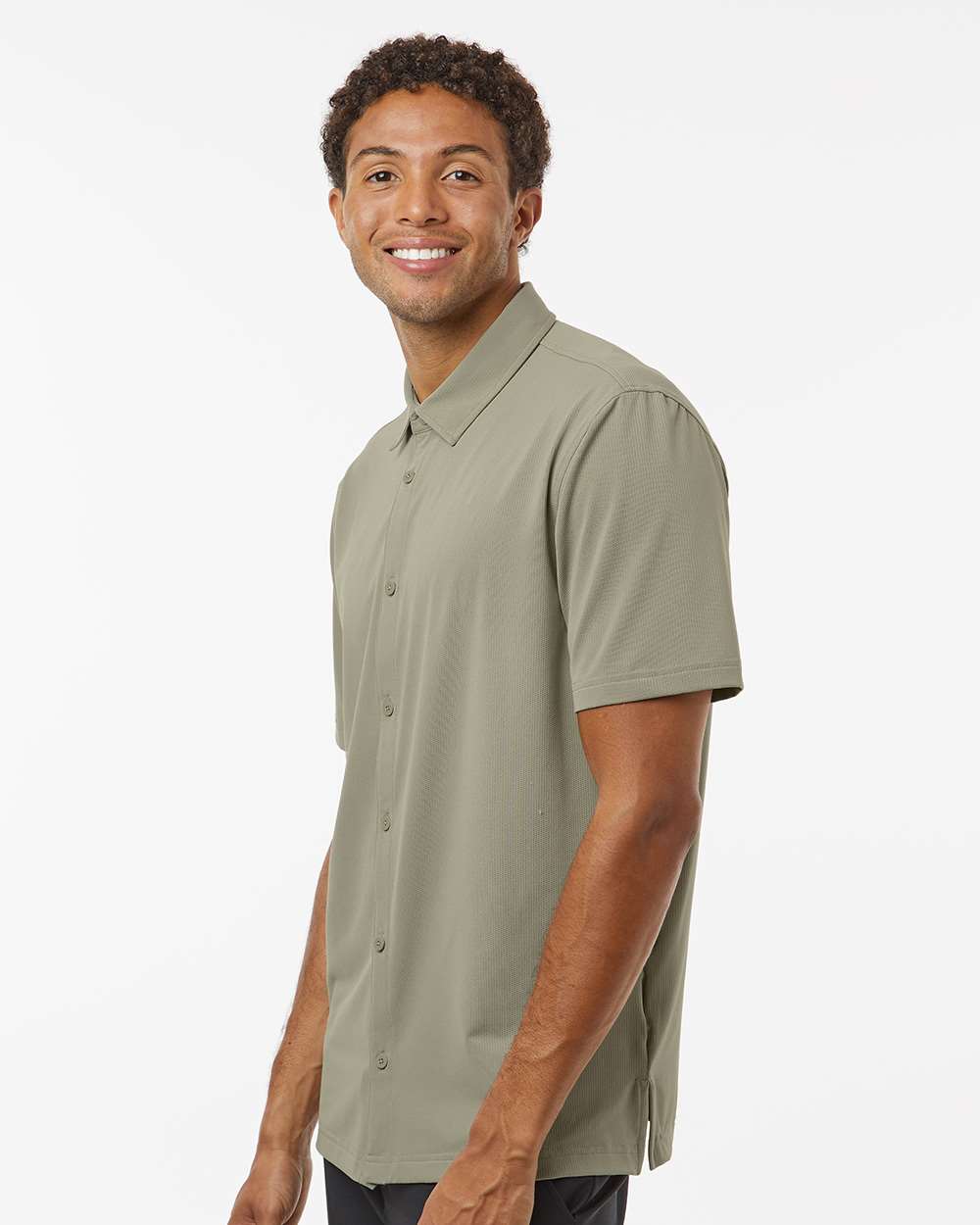 Adidas Full Button Down Short Sleeve Shirt