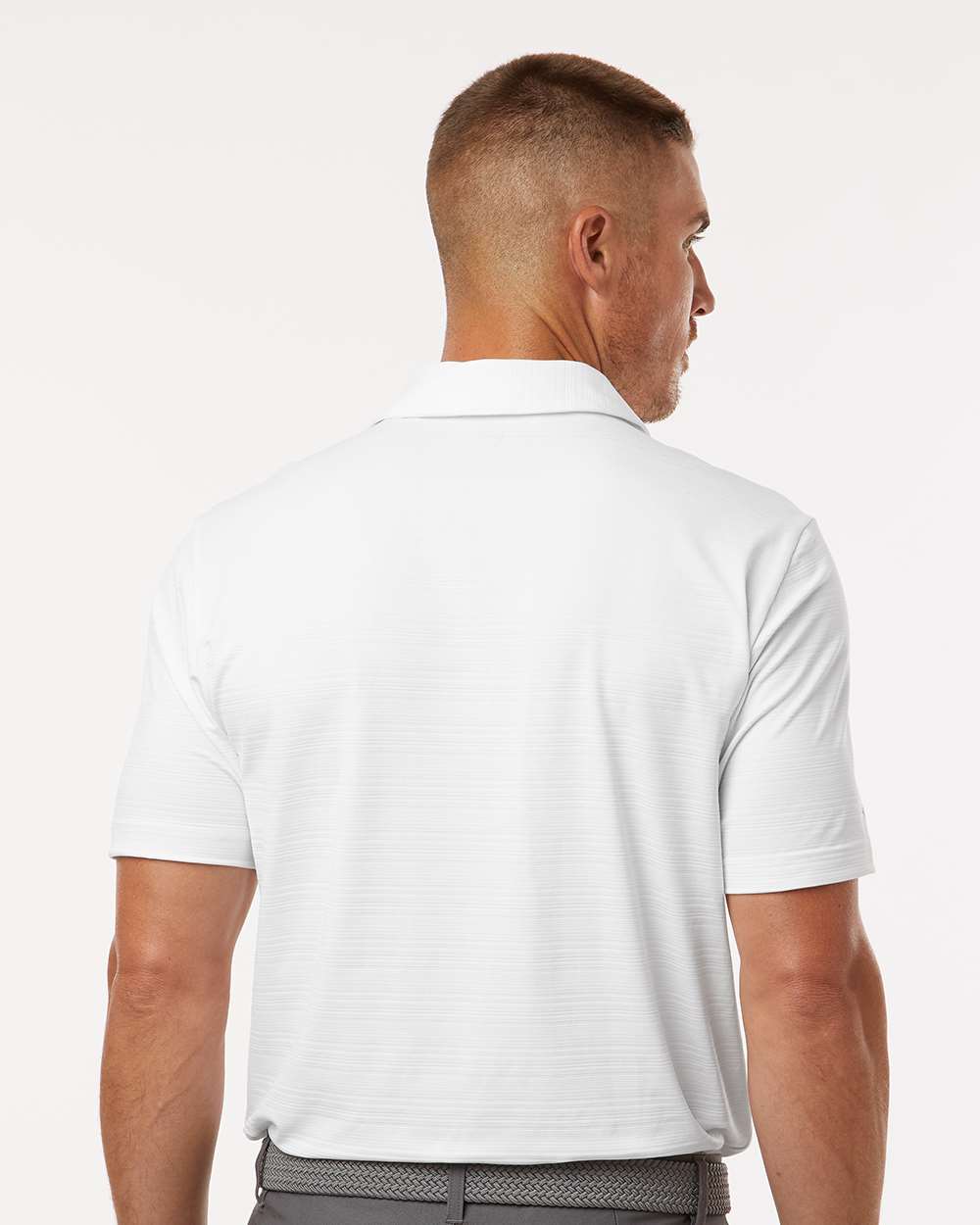Adidas Textured Stripe Polo