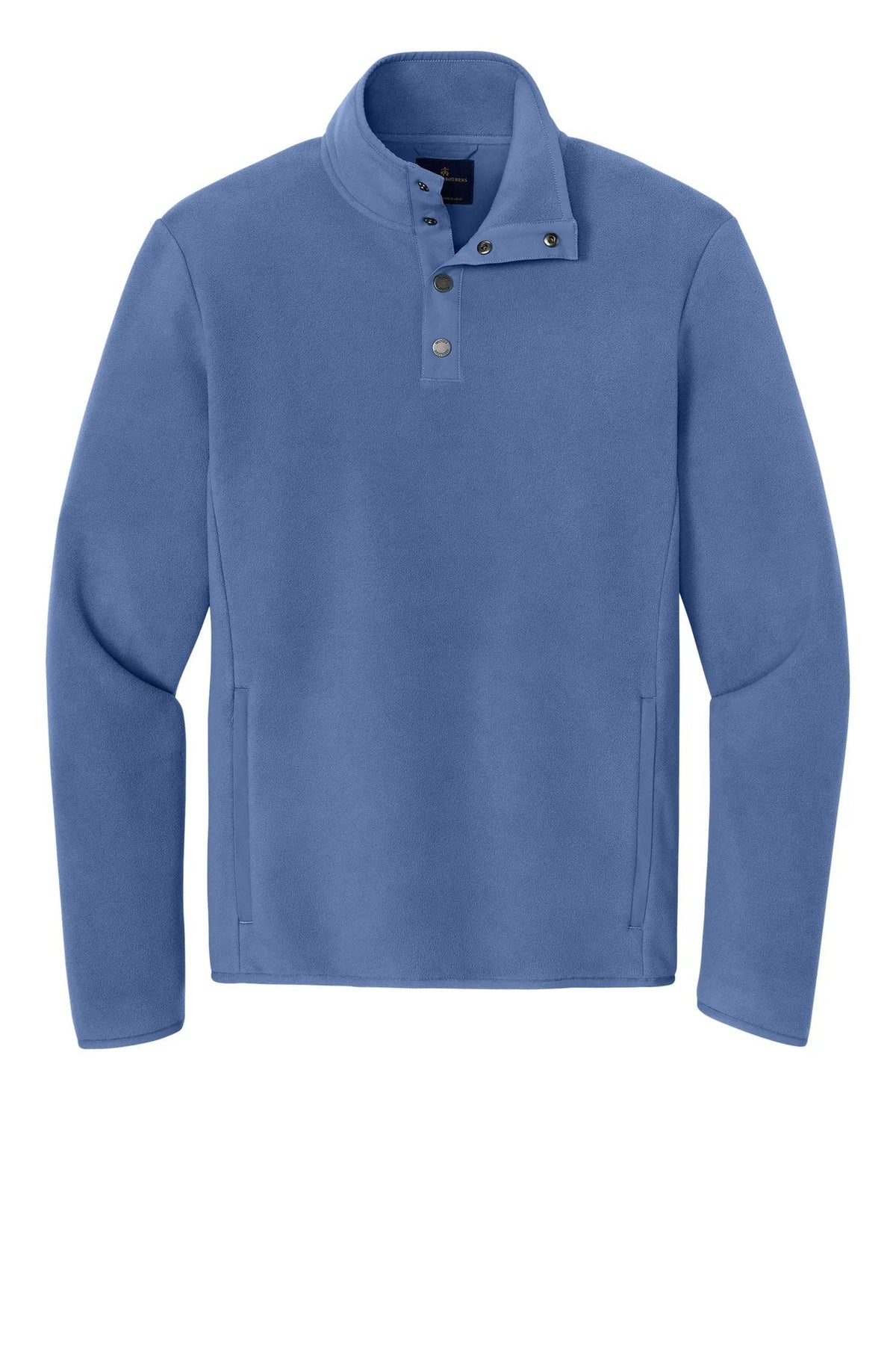 Brooks Brothers Fleece 1/4-Snap Neck with custom logo embroidery