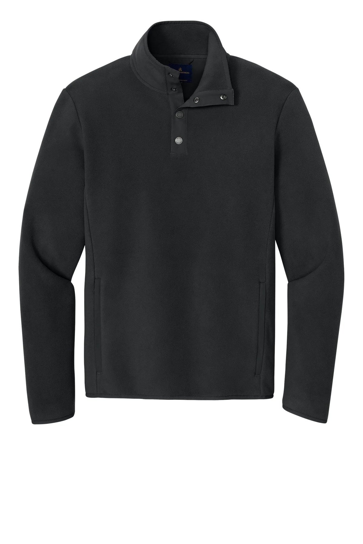Brooks Brothers Fleece 1/4-Snap Neck with custom logo embroidery