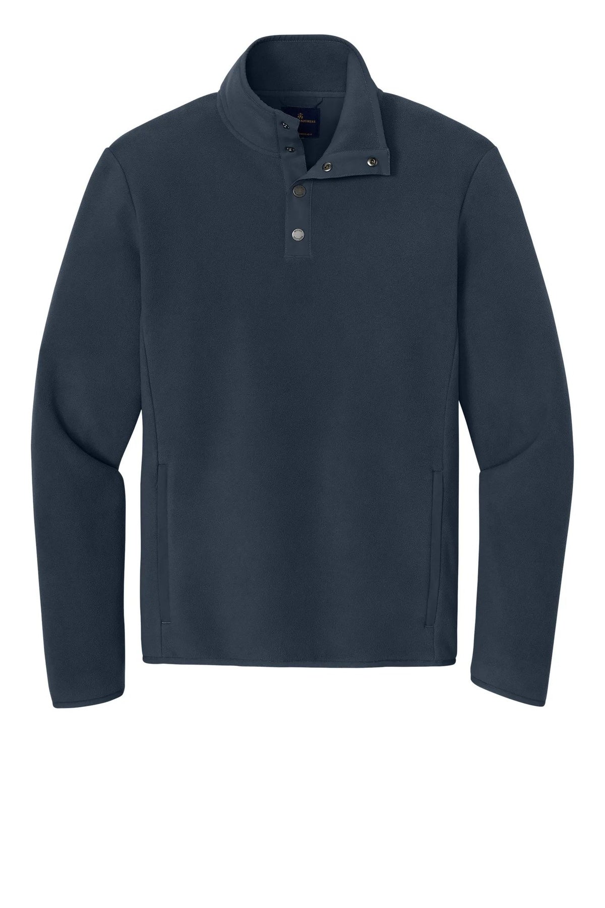 Brooks Brothers Fleece 1/4-Snap Neck with custom logo embroidery