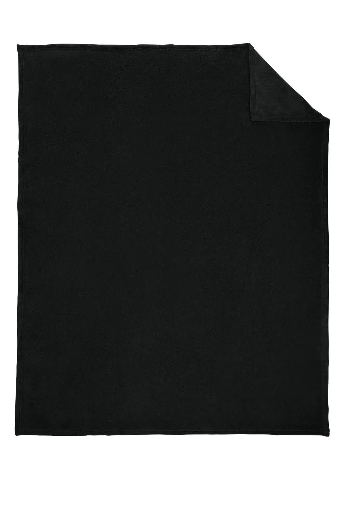 Port Authority Ultra Plush Blanket with custom logo embroidery