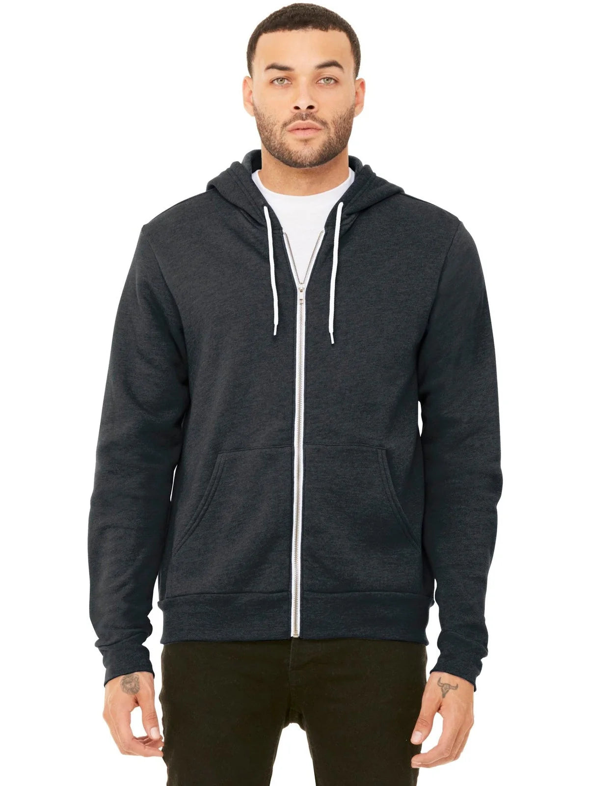 BELLA+CANVAS Unisex Sponge Fleece Full-Zip Hoodie
