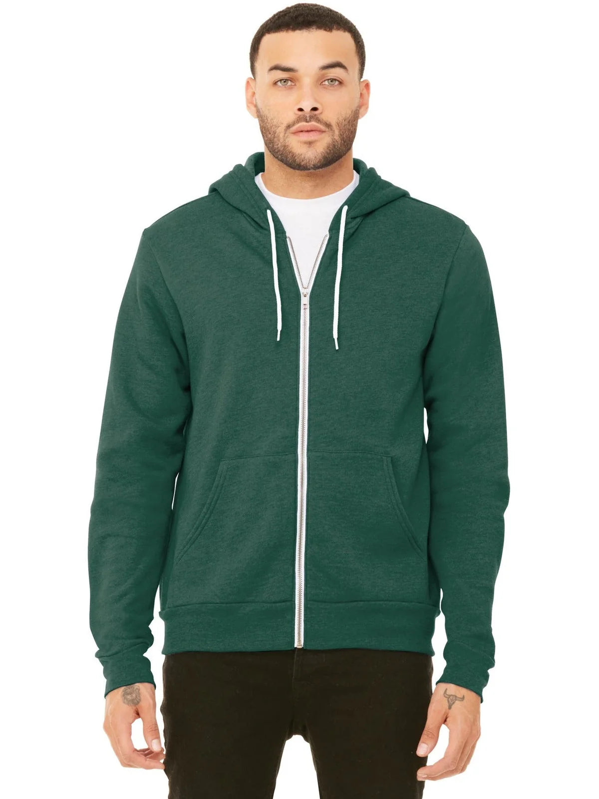 BELLA+CANVAS Unisex Sponge Fleece Full-Zip Hoodie