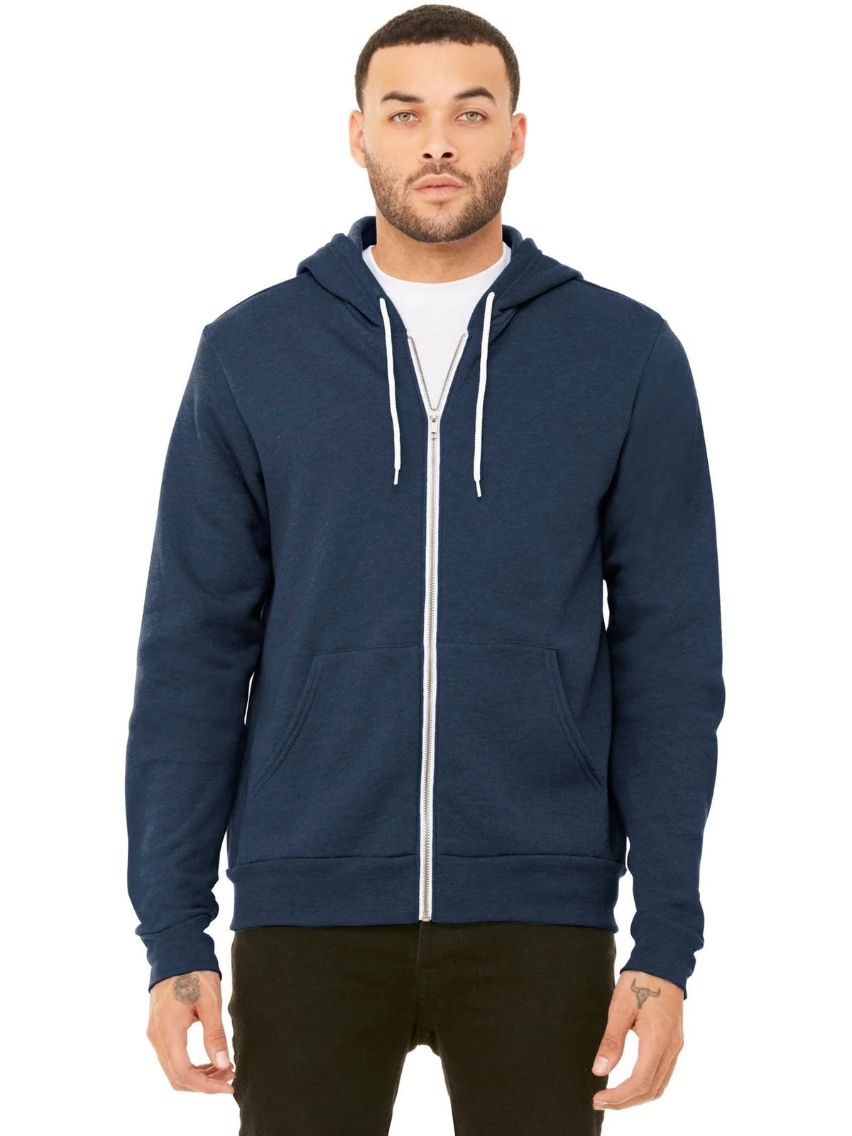 BELLA+CANVAS Unisex Sponge Fleece Full-Zip Hoodie