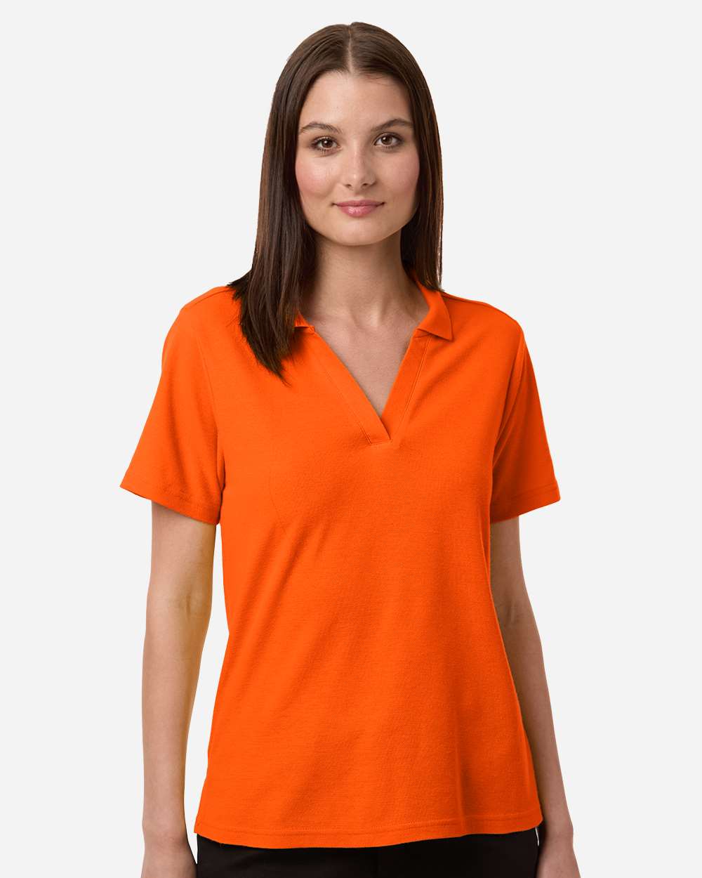 Core 365 Women's Resolve CVC Performance Pique Polo with custom logo embroidery