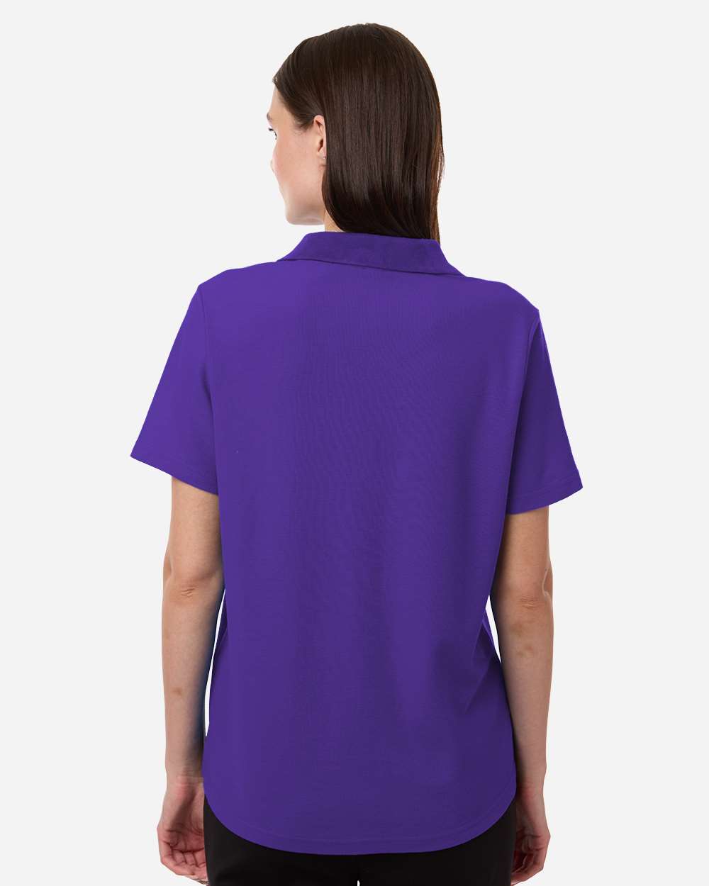 Core 365 Women's Resolve CVC Performance Pique Polo with custom logo embroidery