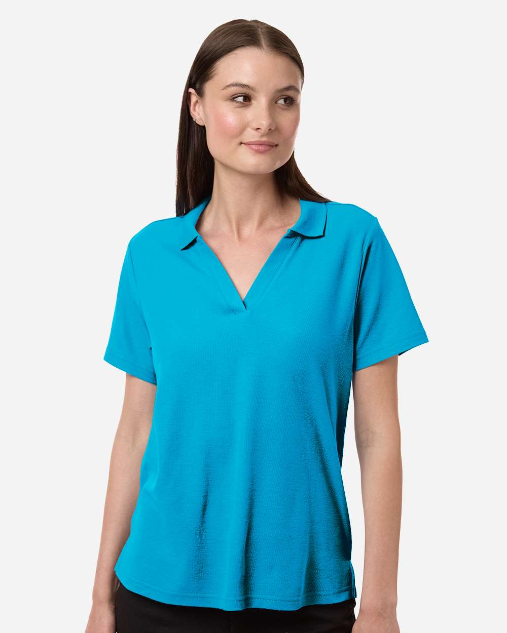 Core 365 Women's Resolve CVC Performance Pique Polo with custom logo embroidery
