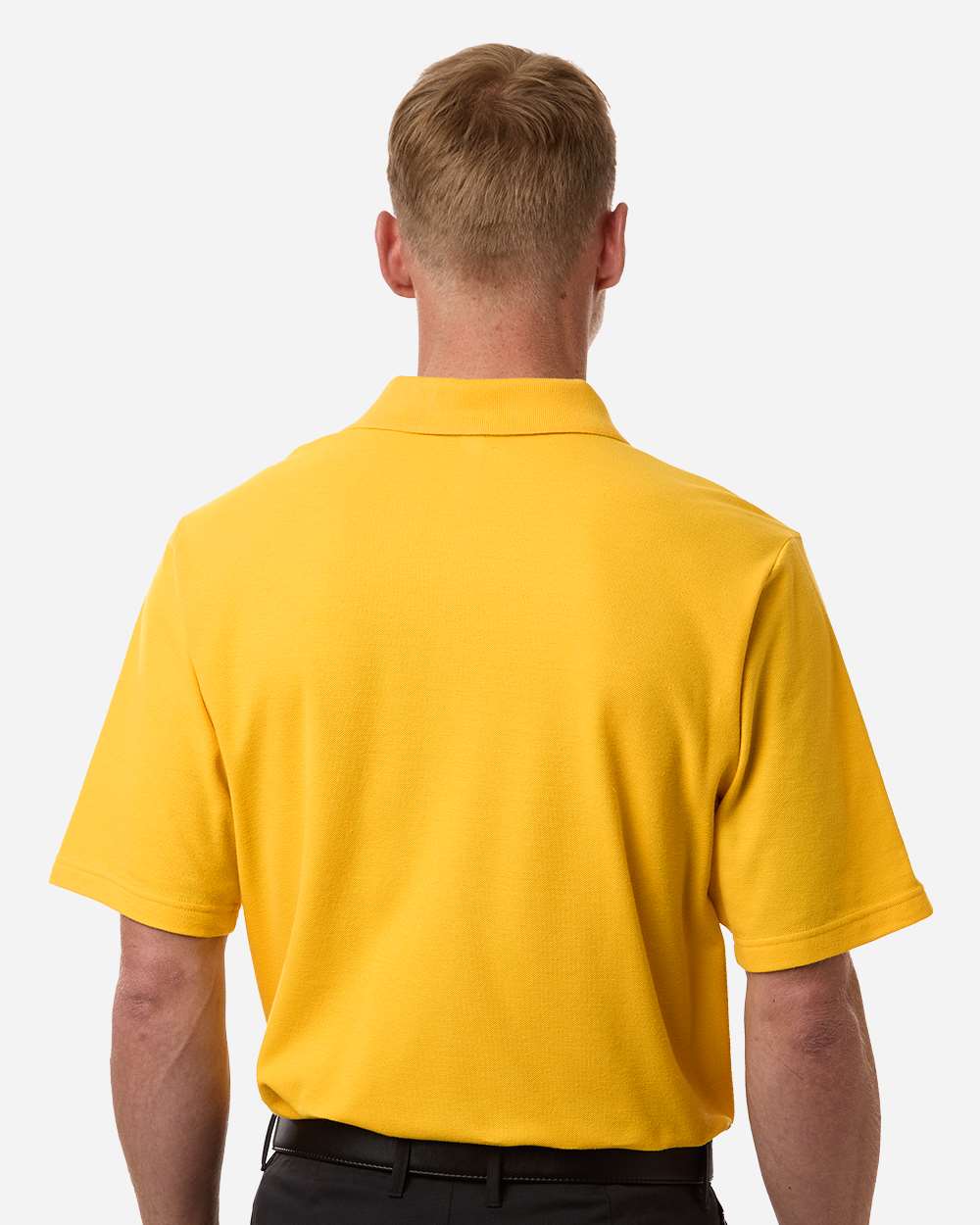 Core 365 Men's Resolve CVC Performance Pique Polo with custom logo embroidery