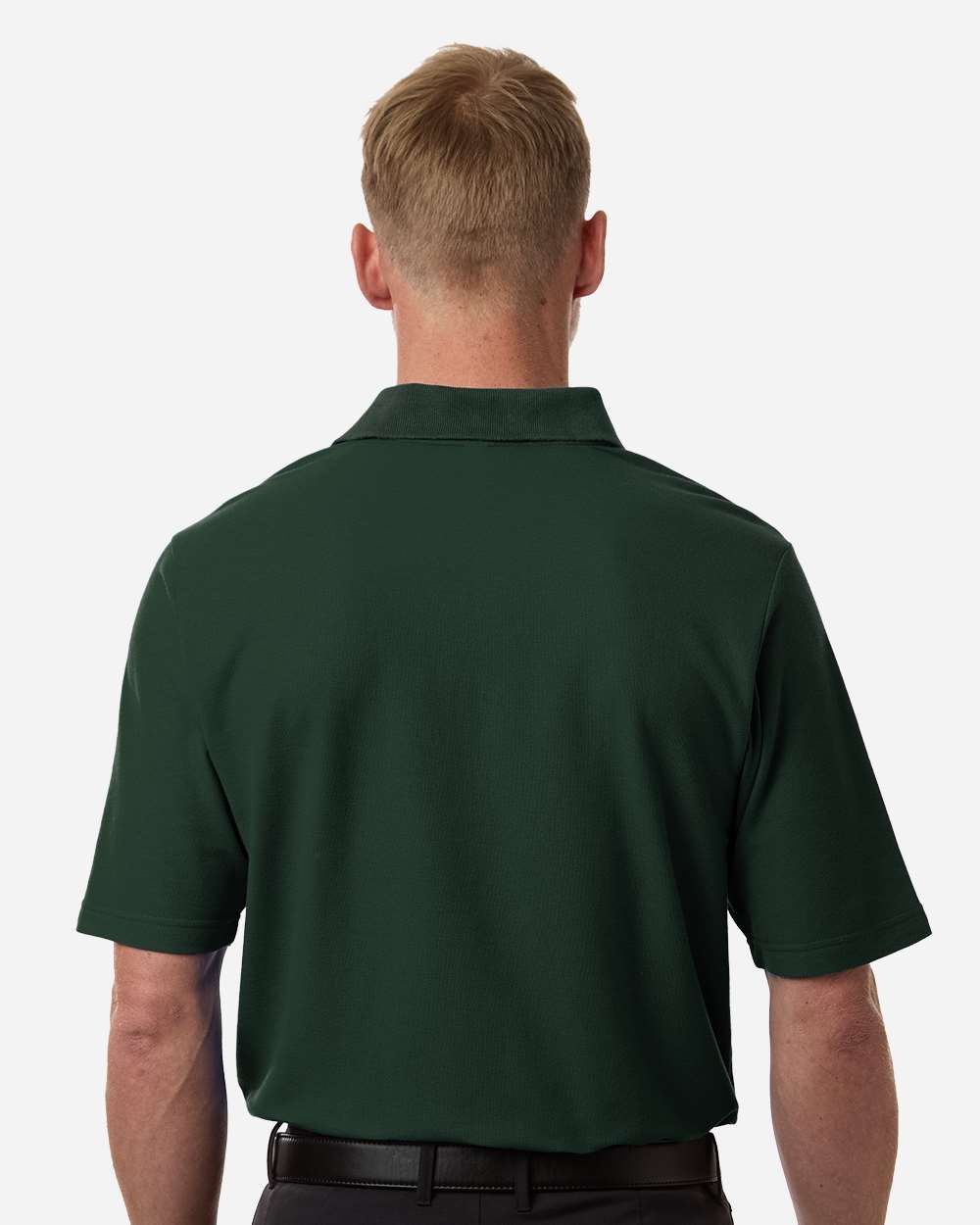 Core 365 Men's Resolve CVC Performance Pique Polo with custom logo embroidery