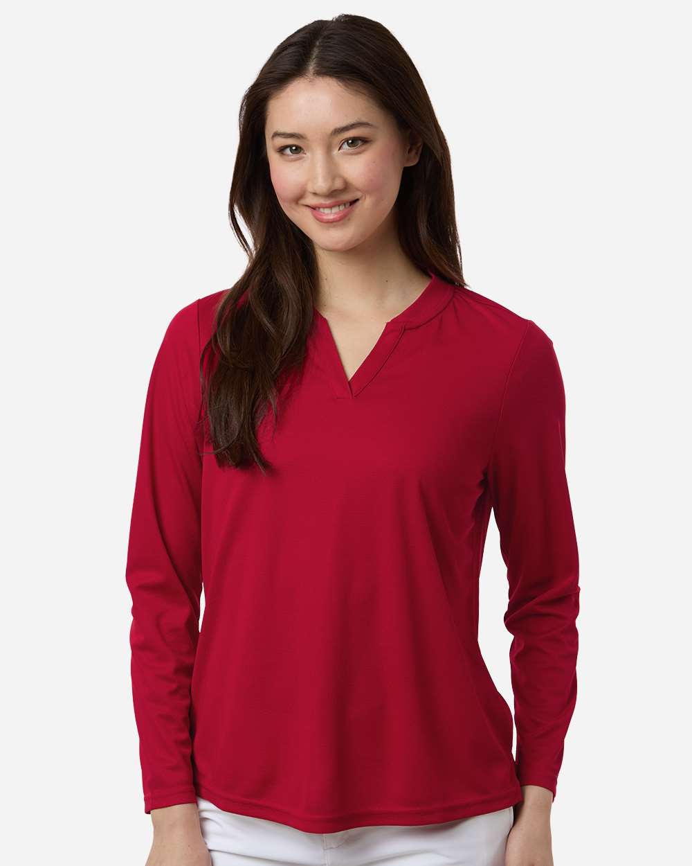 Core 365 Women's Nova Performance Long Sleeve Pique Polo