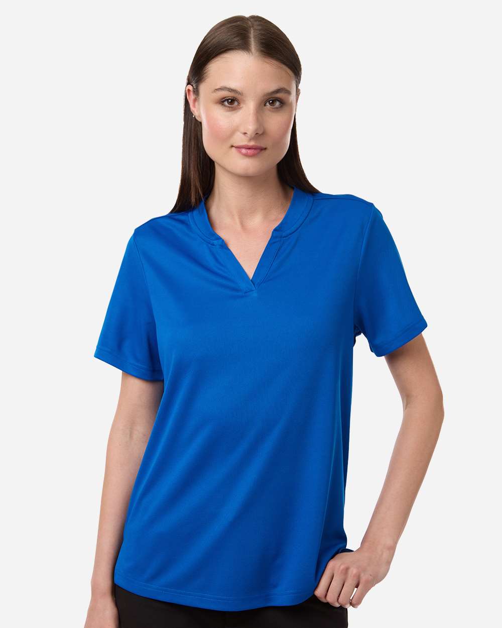 Core 365 Women's Nova Performance Pique Polo with custom logo embroidery