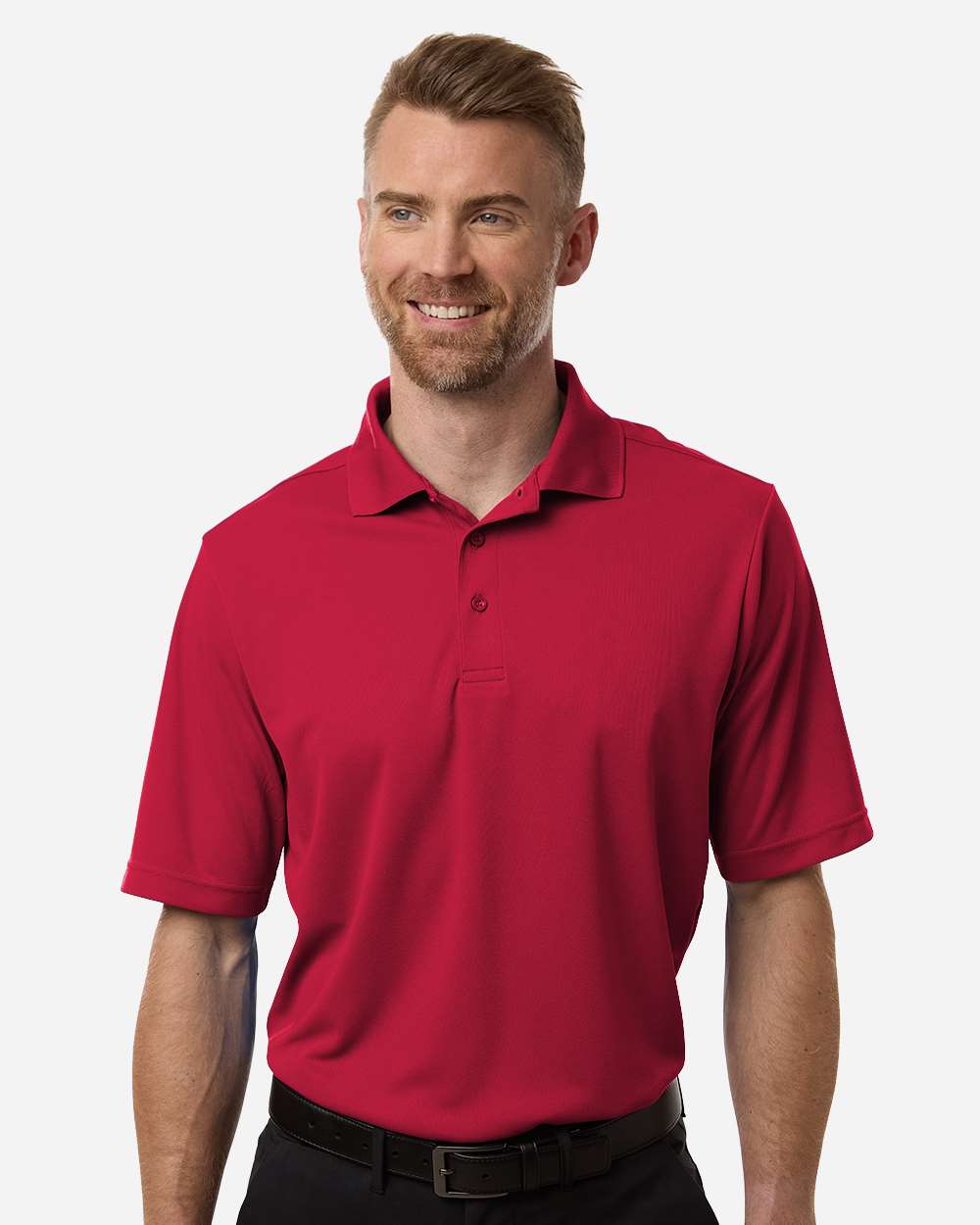 Core 365 Men's Tall Nova Performance Pique Polo with custom logo embroidery