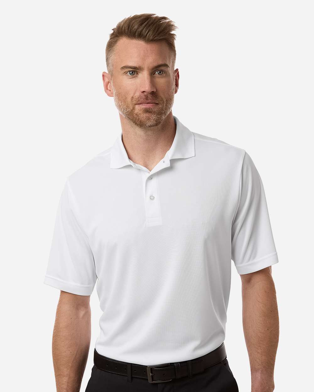Core 365 Men's Tall Nova Performance Pique Polo with custom logo embroidery