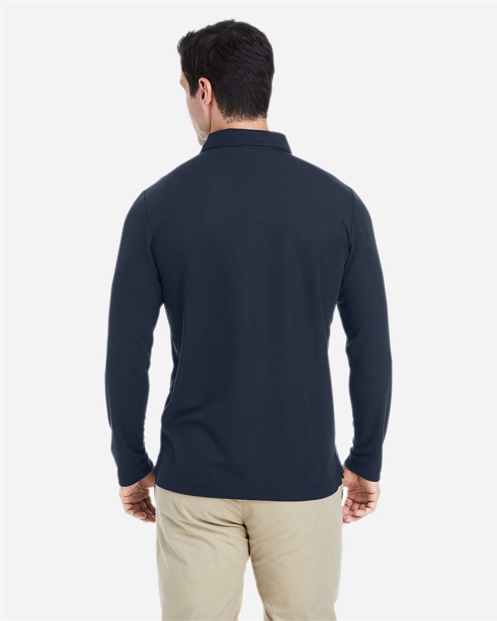 Core365 Fusion ChromaSoft Long Sleeve Pique Polo