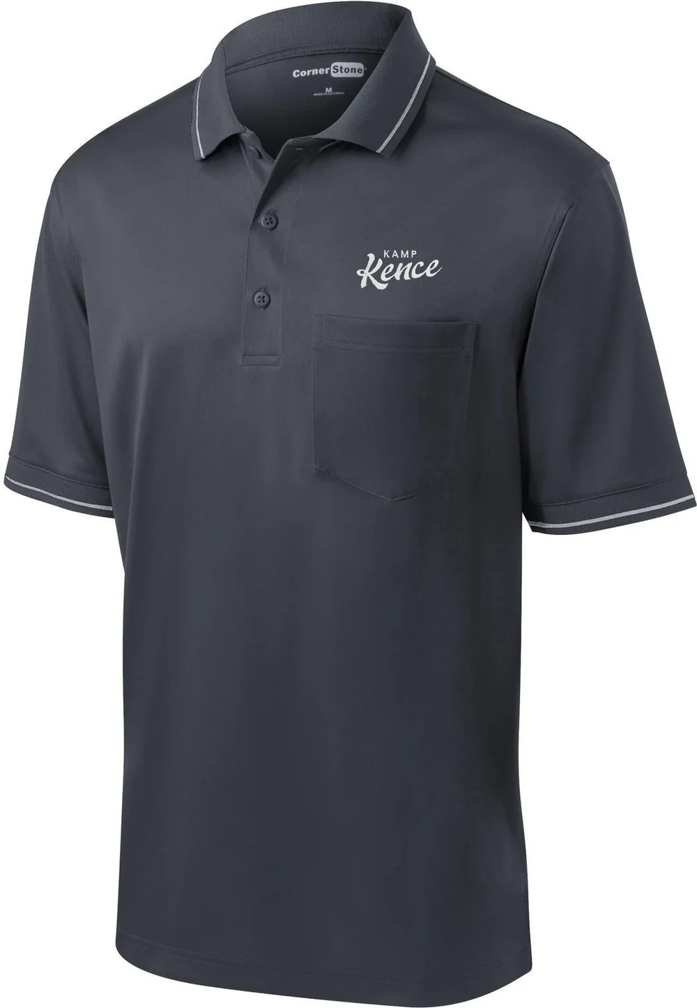 CornerStone Select Snag-Proof Tipped Pocket Polo