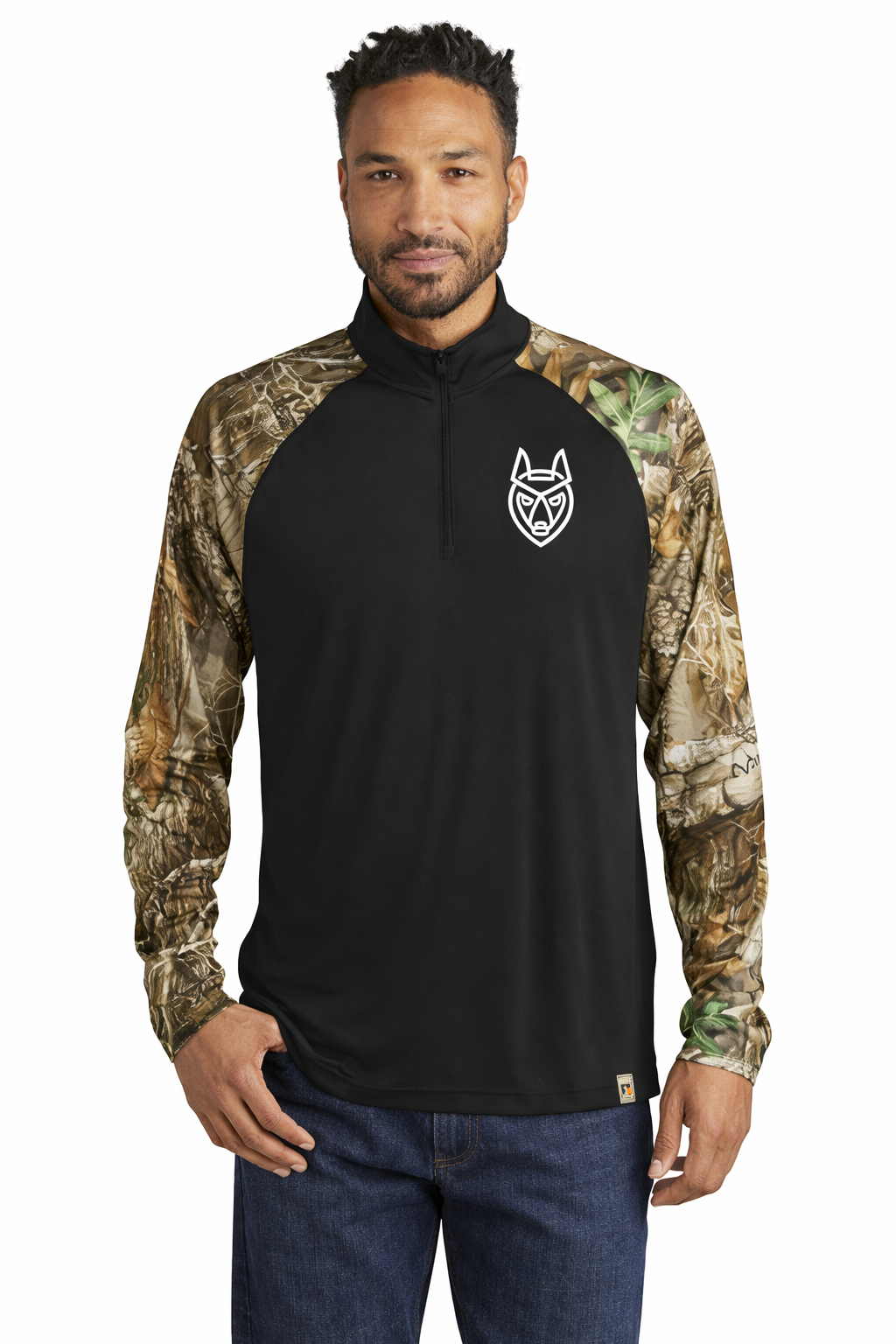 Russell Outdoors Realtree Colorblock Performance 1/4-Zip