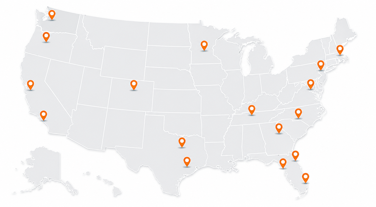 Custom embroidery across the United States