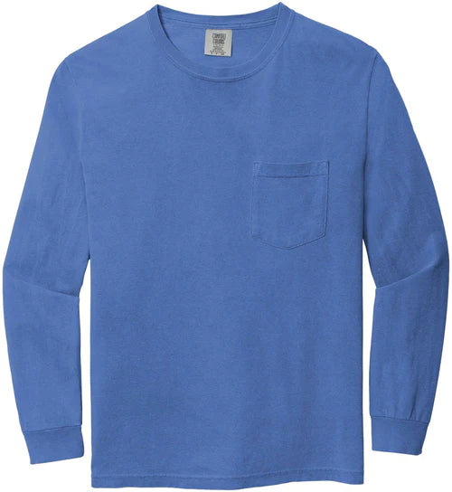 Comfort Colors Heavyweight Ring Spun Long Sleeve Pocket Tee