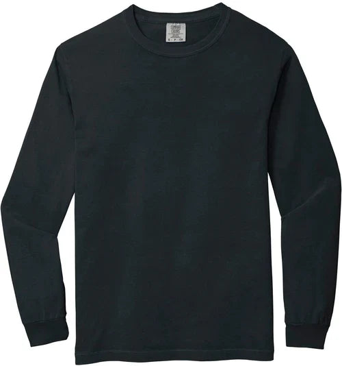Screen-Printing Comfort Colors Heavyweight Ring Spun Long Sleeve Tee
