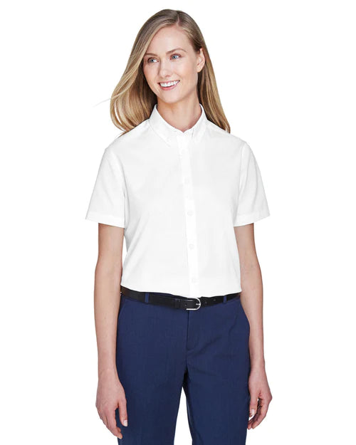 Core 365 Ladies Optimum Short-Sleeve Twill Shirt