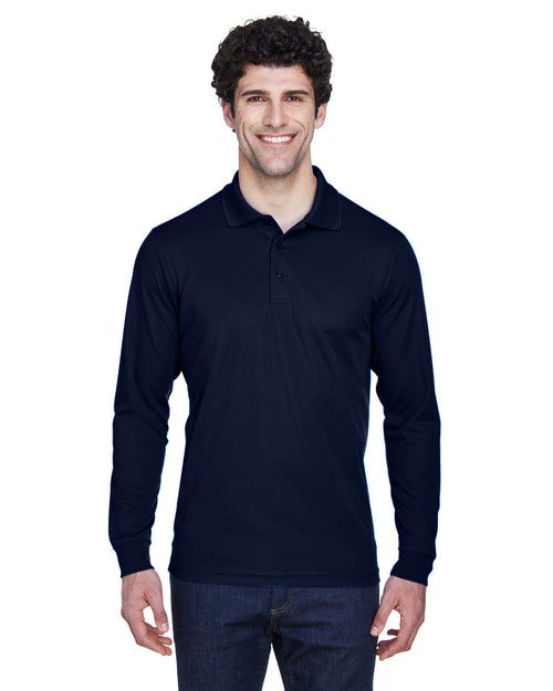 Core 365 Tall Pinnacle Performance Long Sleeve Piqué Polo