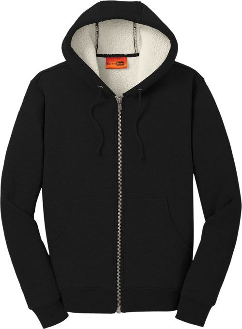CornerStone Heavyweight Sherpa-Lined Hooded Fleece Jacket
