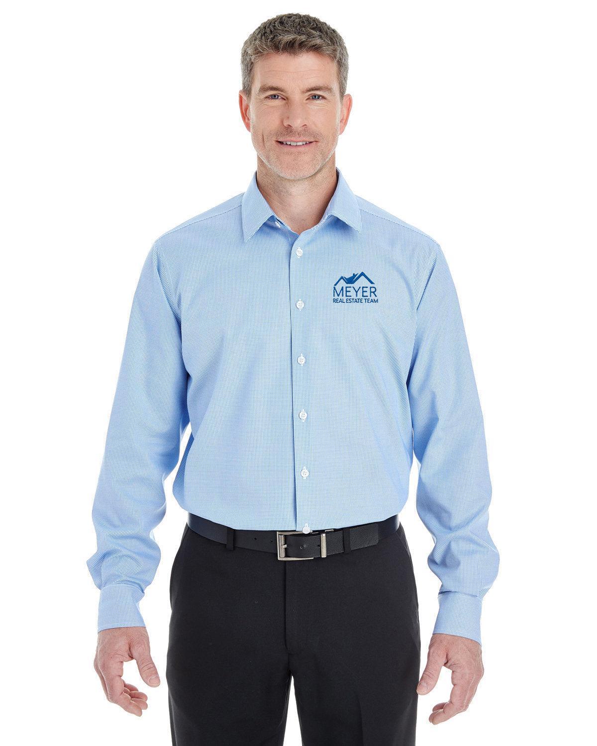 Devon & Jones Crown Woven Royal Dobby Shirt