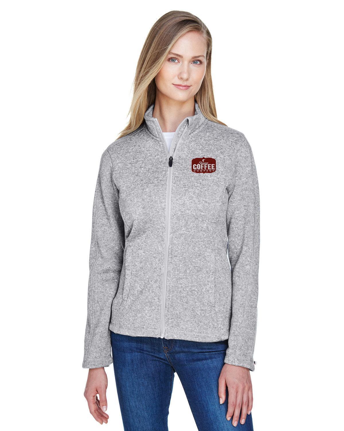 Devon & Jones Women's Bristol Full-Zip Sweater Fleece Jacket
