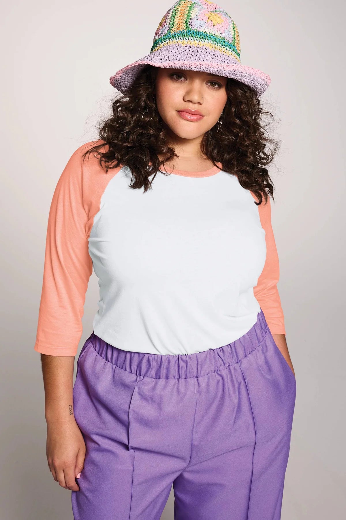 District Women’s Perfect Tri 3/4-Sleeve Raglan