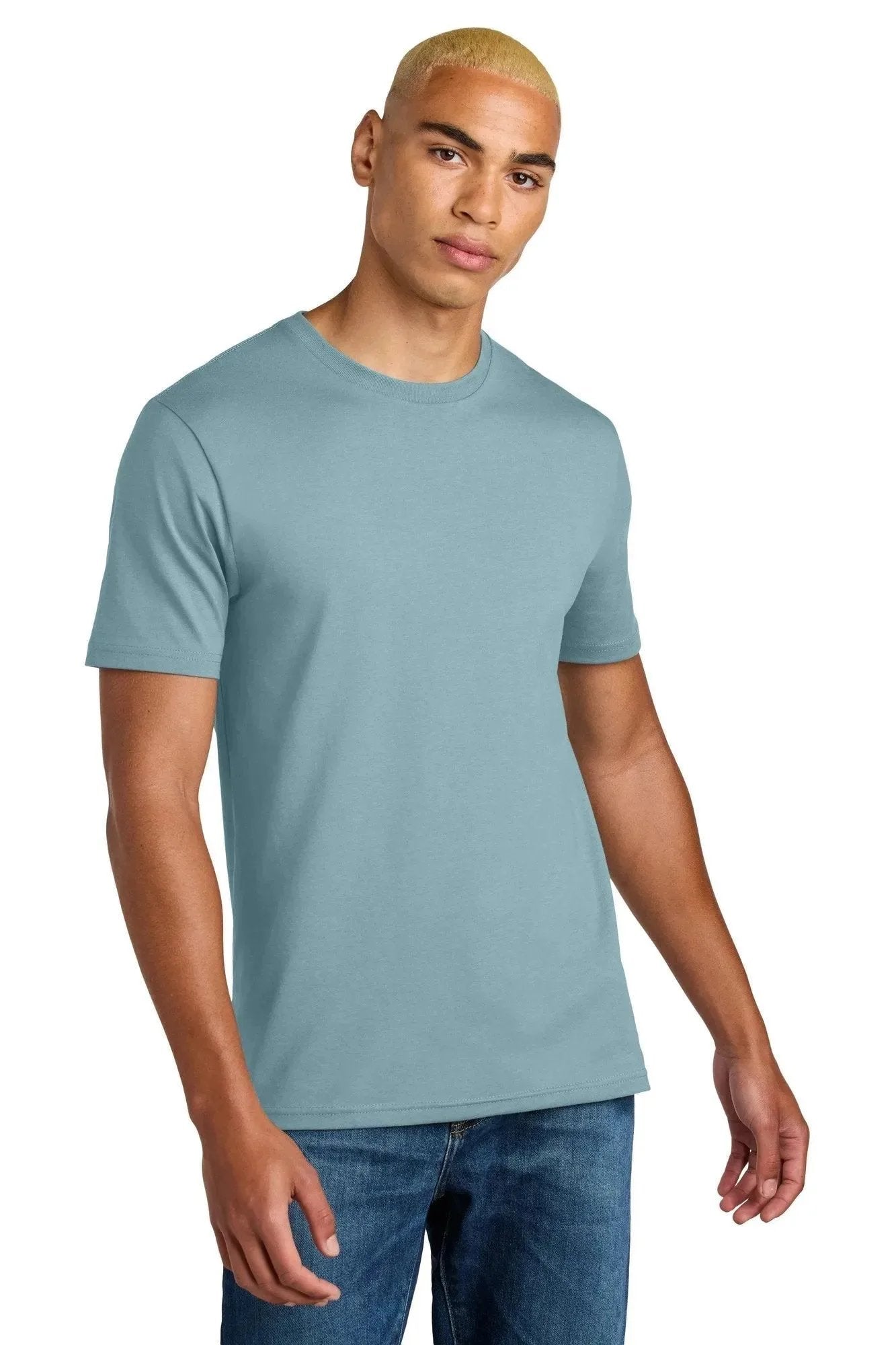 District Perfect Weight Icon Tee with custom logo embroidery