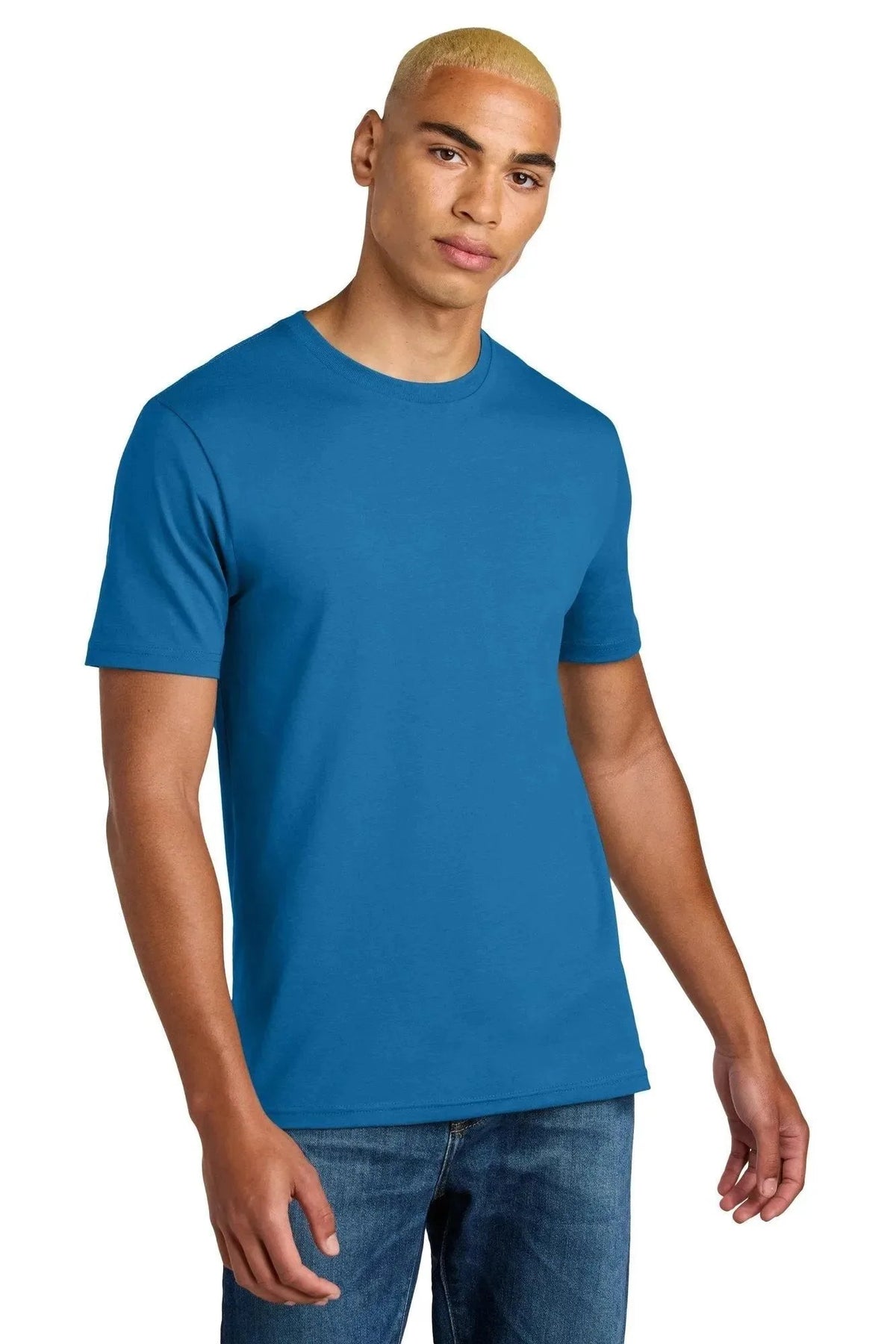 District Perfect Weight Icon Tee with custom logo embroidery