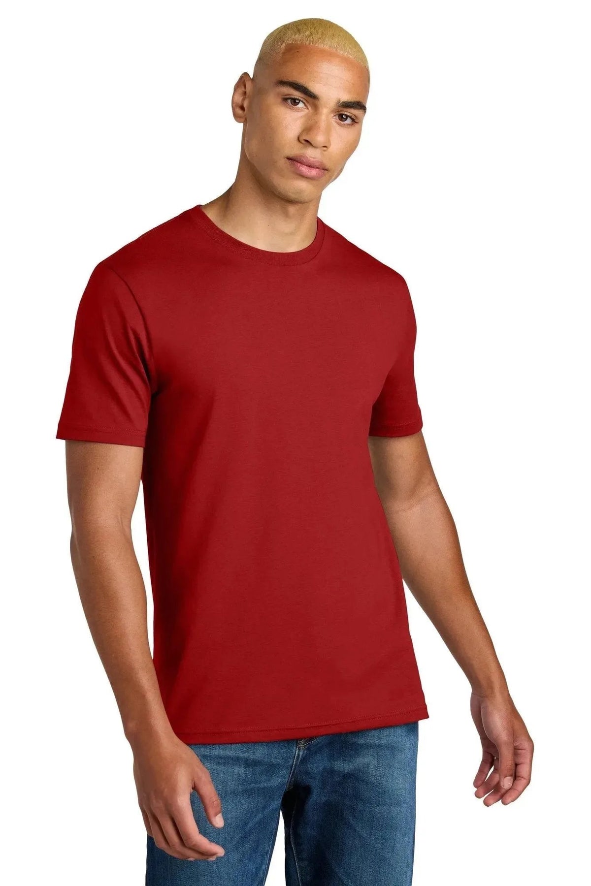 District Perfect Weight Icon Tee with custom logo embroidery