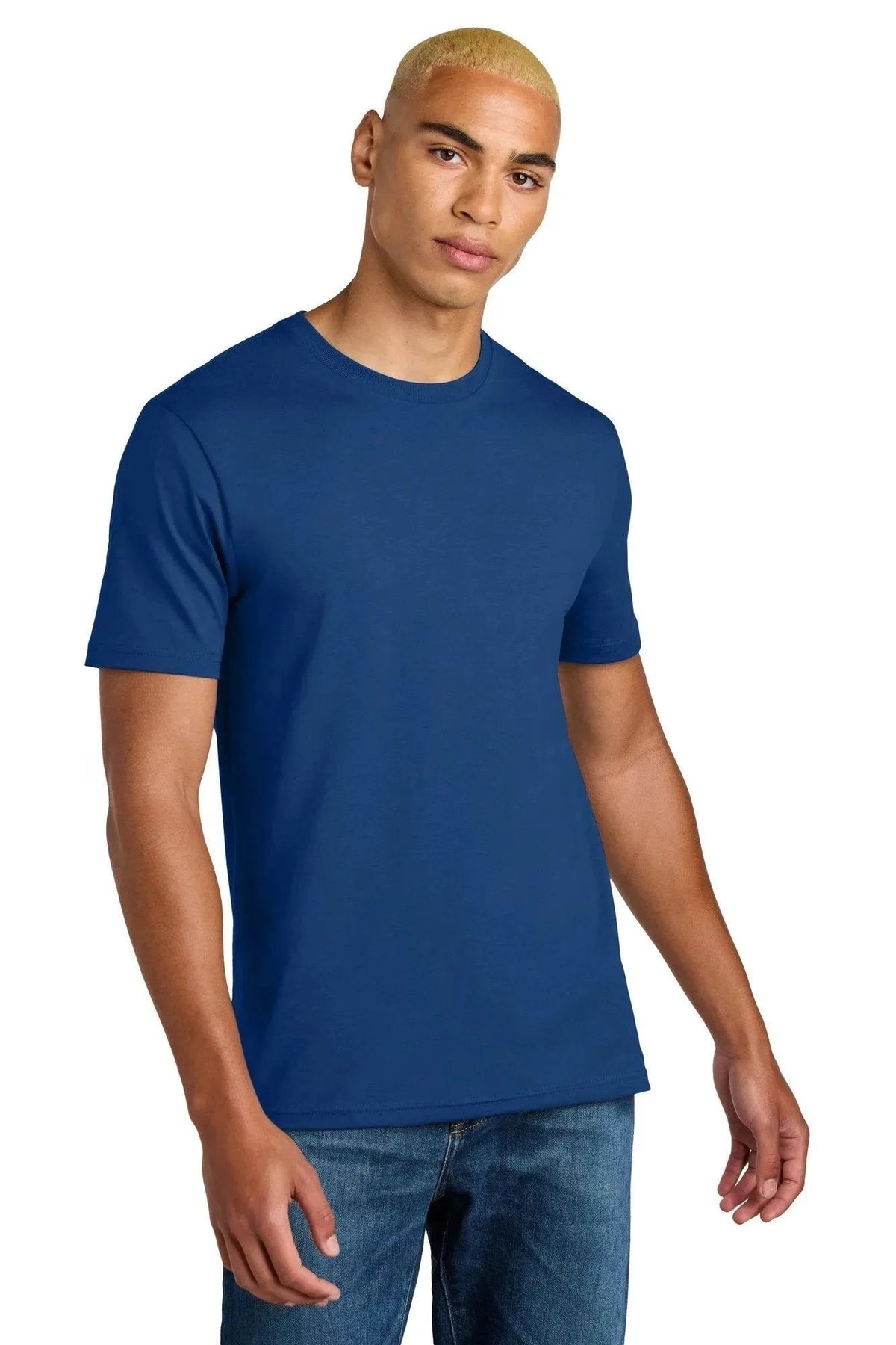 District Perfect Weight Icon Tee with custom logo embroidery