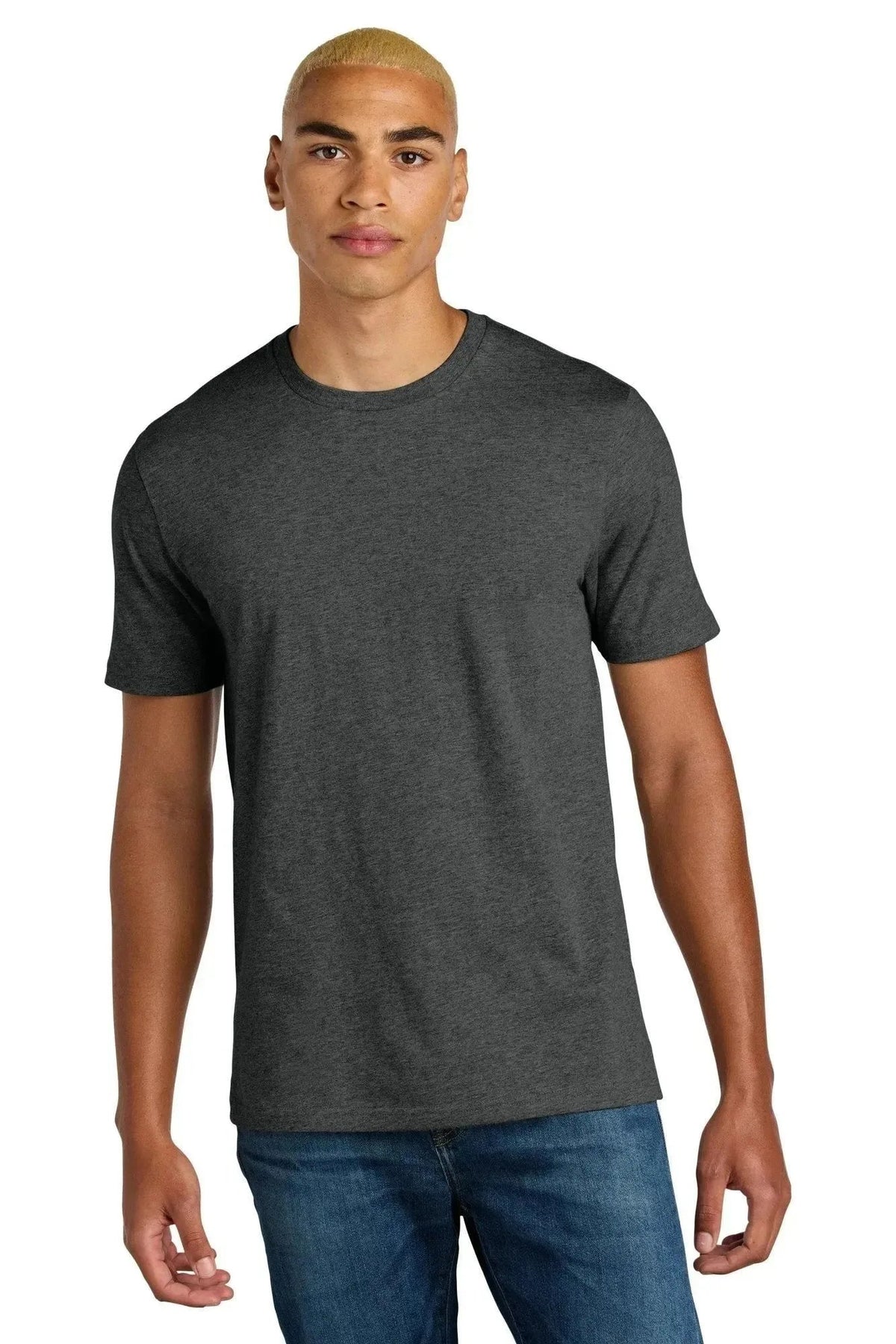 District Perfect Weight Icon Tee with custom logo embroidery