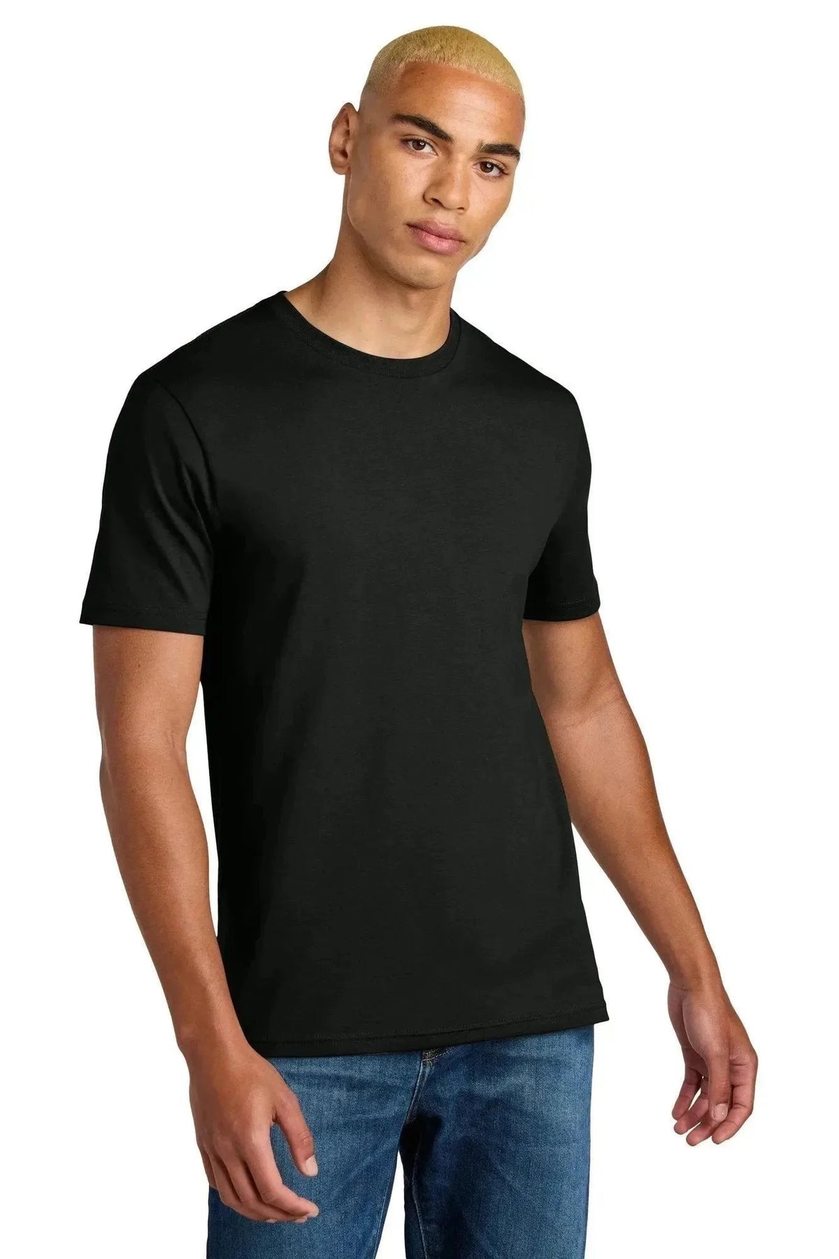 District Perfect Weight Icon Tee with custom logo embroidery