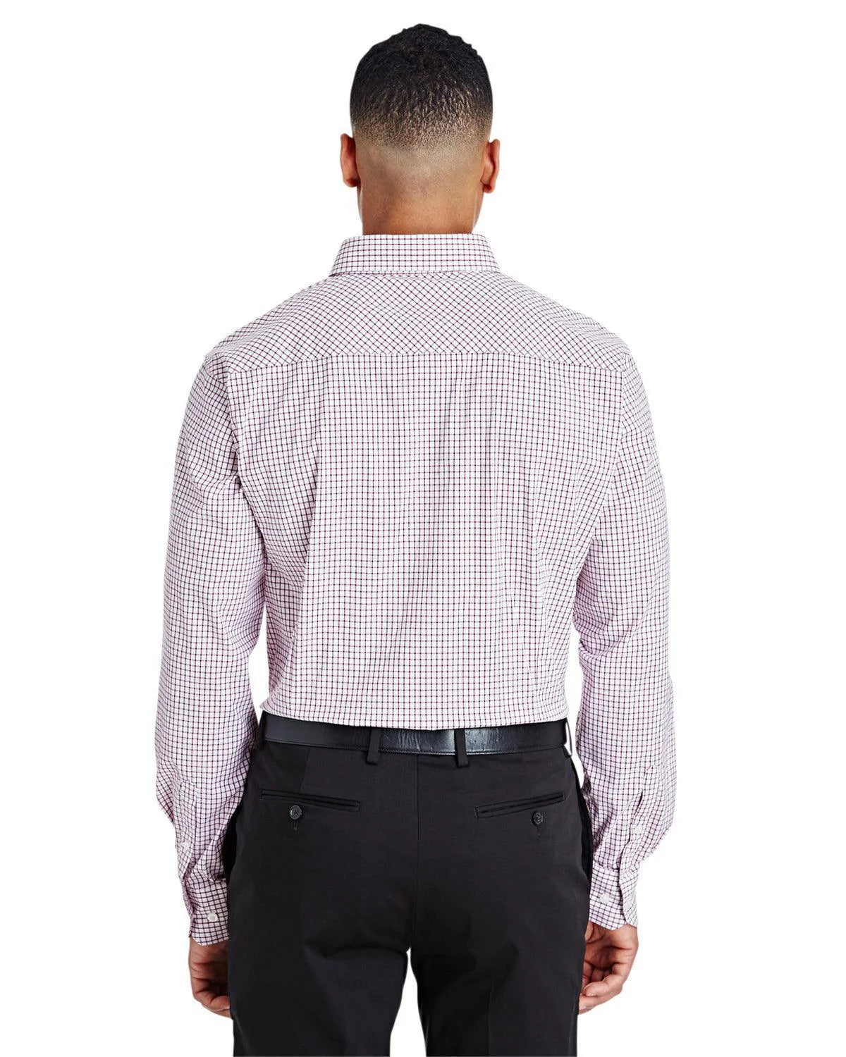 Devon & Jones CrownLux Performance Micro Windowpane Shirt