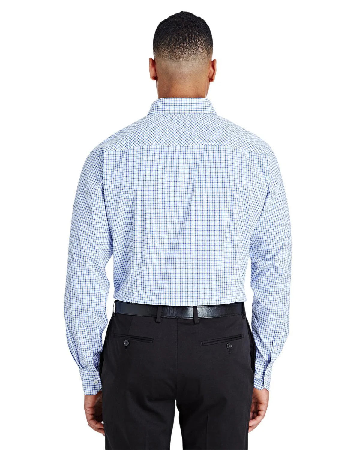 Devon & Jones CrownLux Performance Micro Windowpane Shirt