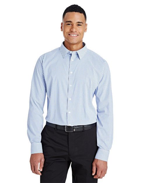 Devon & Jones CrownLux Performance Micro Windowpane Shirt