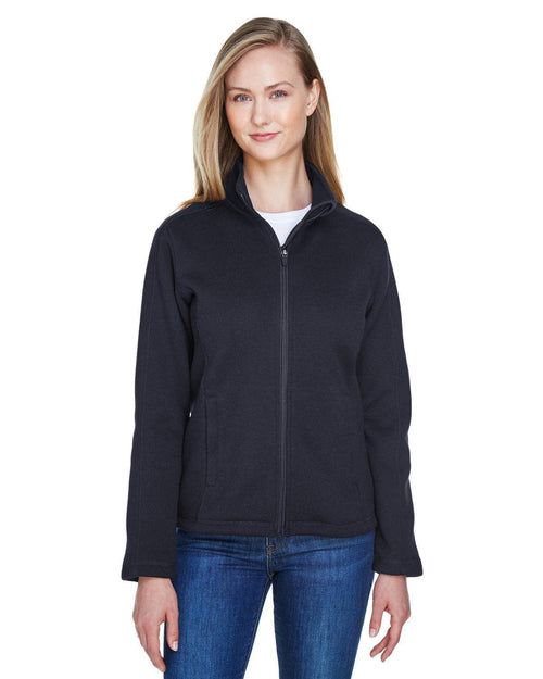 Devon & Jones Women's Bristol Full-Zip Sweater Fleece Jacket