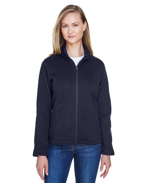 Devon & Jones Women's Bristol Full-Zip Sweater Fleece Jacket
