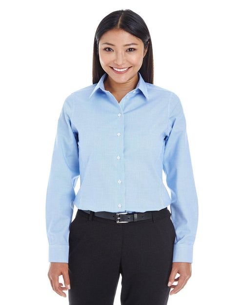 Devon & Jones Ladies Crown Woven Royal Dobby Shirt