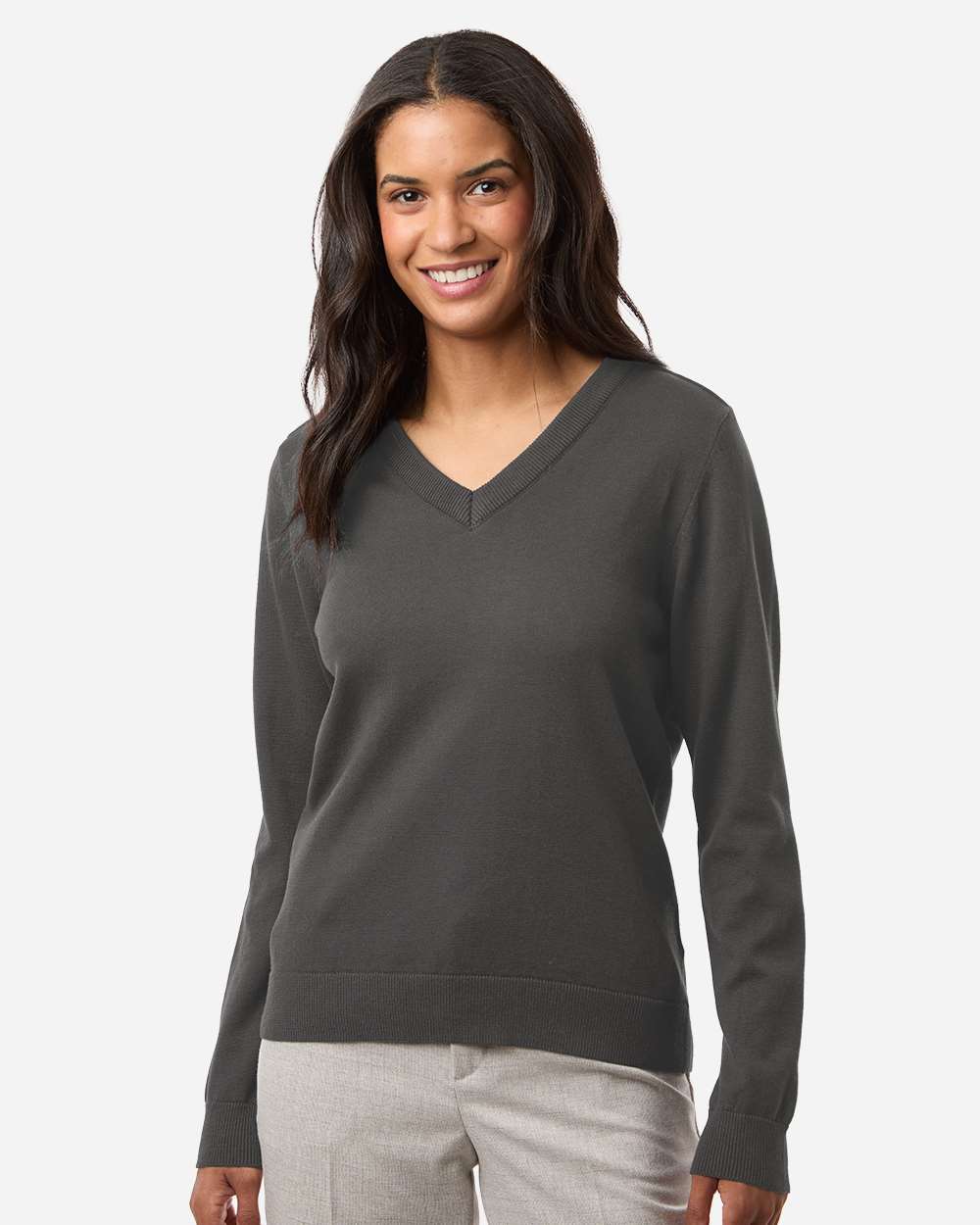 Devon & Jones Women's New Classics V-Neck Sweater