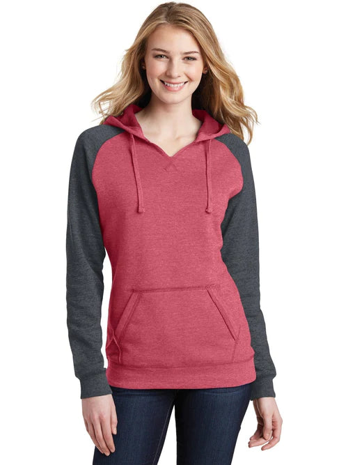 District Women’s Lightweight Fleece Raglan Hoodie