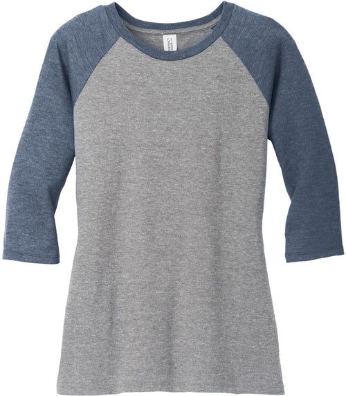District Women’s Perfect Tri 3/4-Sleeve Raglan