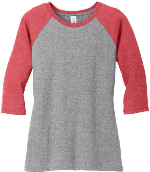District Women’s Perfect Tri 3/4-Sleeve Raglan