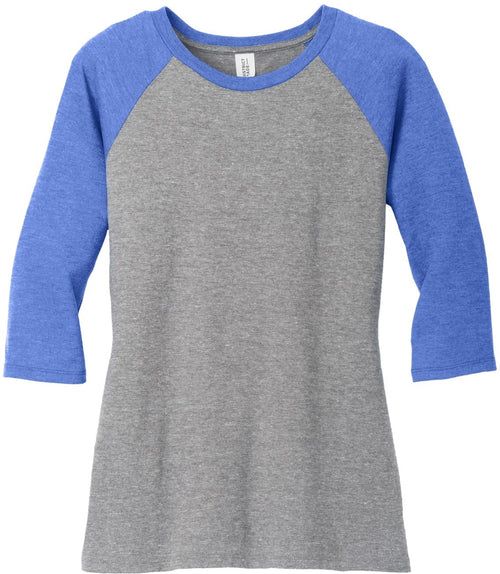 District Women’s Perfect Tri 3/4-Sleeve Raglan