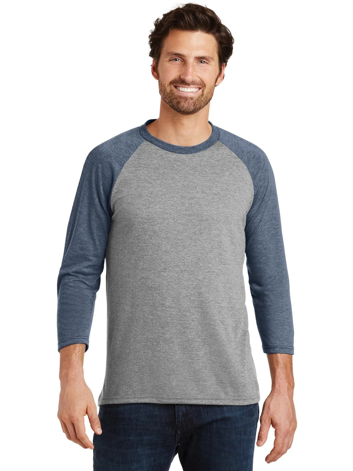 District Perfect Tri 3/4-Sleeve Raglan